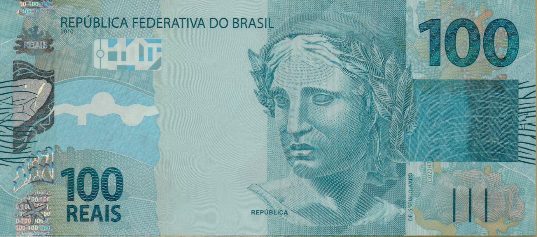 Brazil 100 2018 UNC P-257/e
